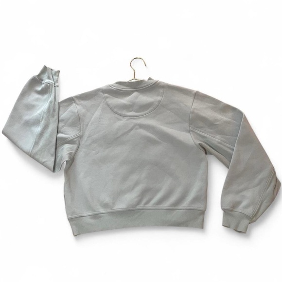 Adidas by Stella McCartney Crewneck Sweatshirt – Light Blue Designer Athleisure - Picture 3 of 7